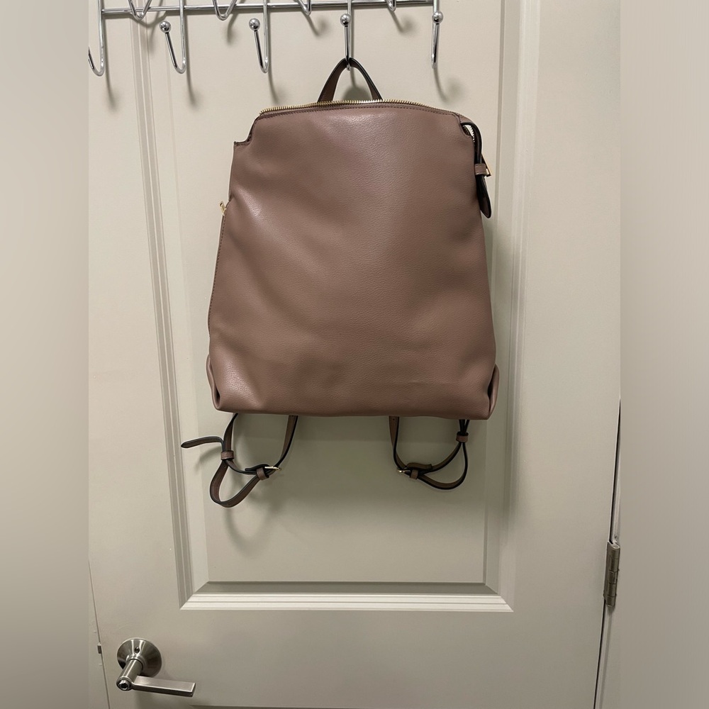 Grey backpack